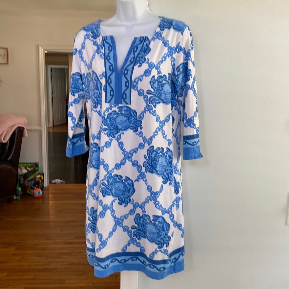 Blue crab dress